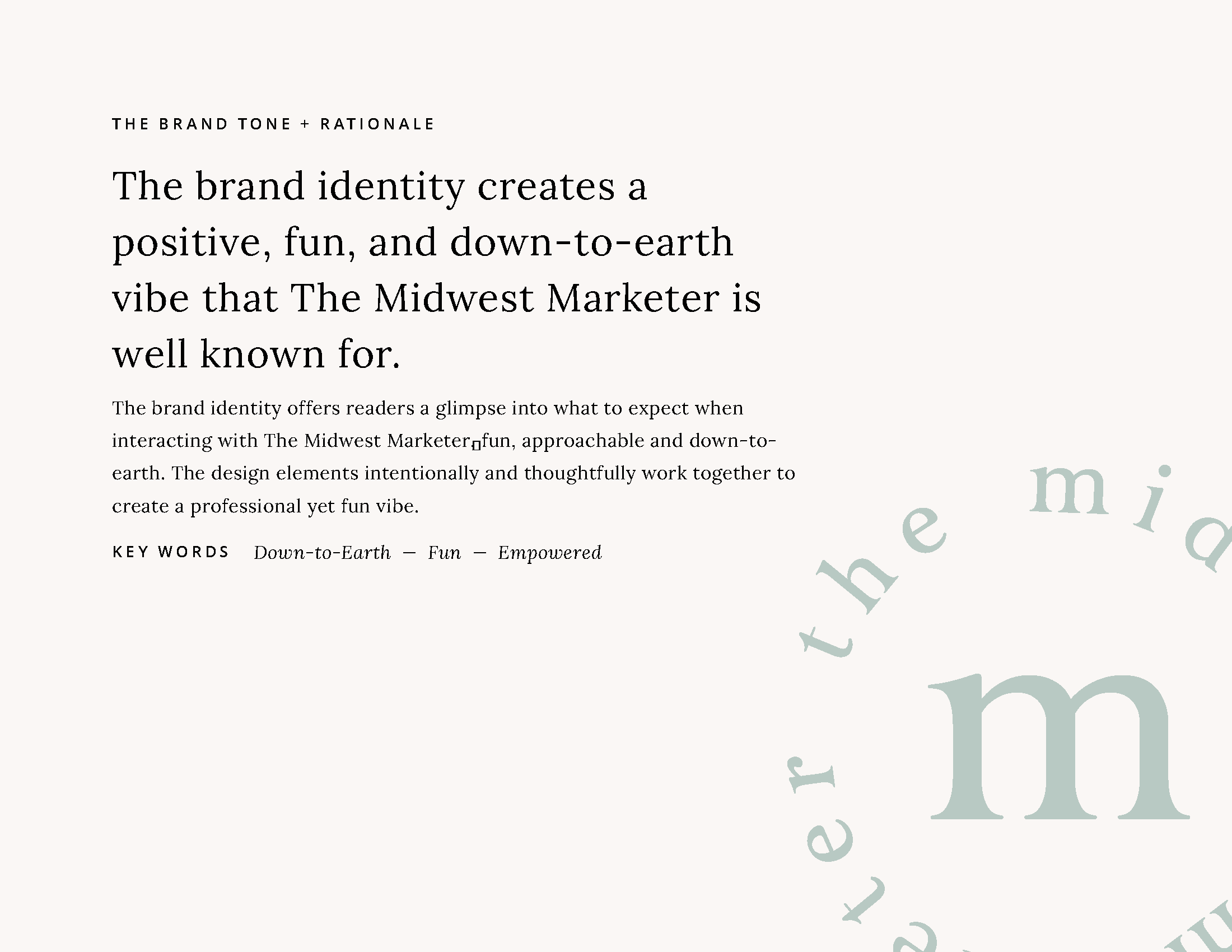 I Had The Joy Of Working With Amber From The Midwest Marketer To Develop And Design Brand Visuals For Her Boutique Marketing Company.